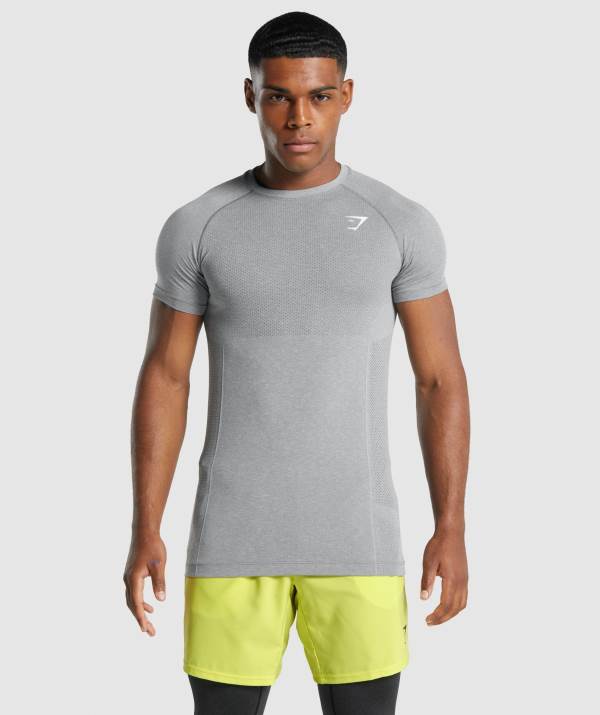Panske Tricka Gymshark Vital Light Seamless Siva | QA9651304